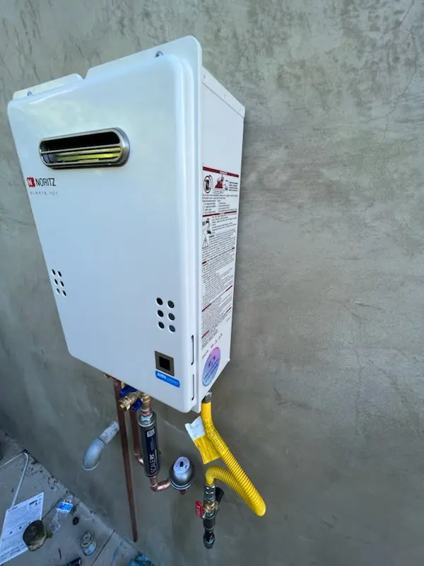 Tankless water heater installation for Central Rocklin homes